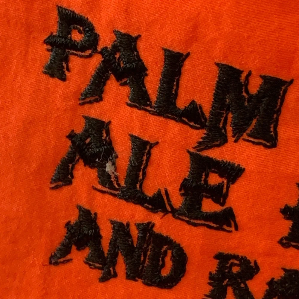 Vintage Palm Beach Ale House & Raw Bar SNAPBACK TRUCKER HAT 90’s Embroidered